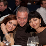 Директор Киевского городского центра сердца выдающийся кардиолог Борис Тодуров с Татьяной Недельской и супругой Еленой