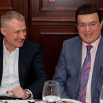 Президент Федерации футбола Украины Григорий Суркис и Иосиф Кобзон беседовали не только о спорте