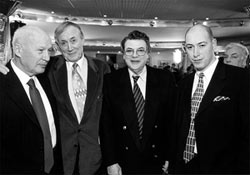 Владимир Горбулин, Евгений Евтушенко, Александр Ширвиндт и Дмитрий Гордон